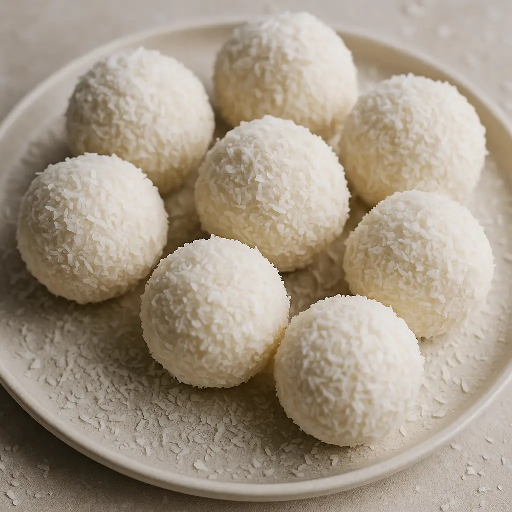 Домашни кокосови топки